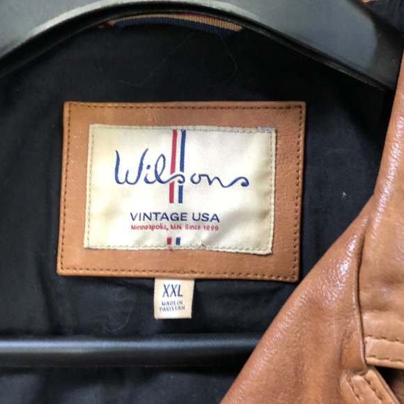 Vintage Wilsons Genuine Leather Moto Jacket - Picture 8 of 13